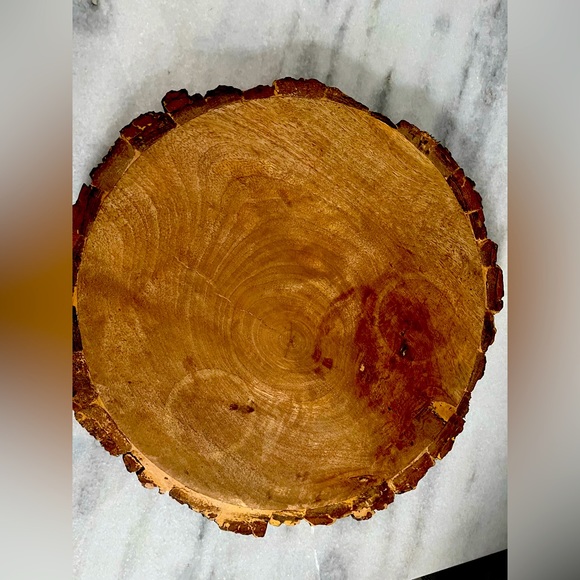 Other - Charcuterie or display wood log disc platter
